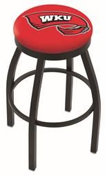  Western Kentucky 25" Swivel Counter Stool with Black Wrinkle Finish  