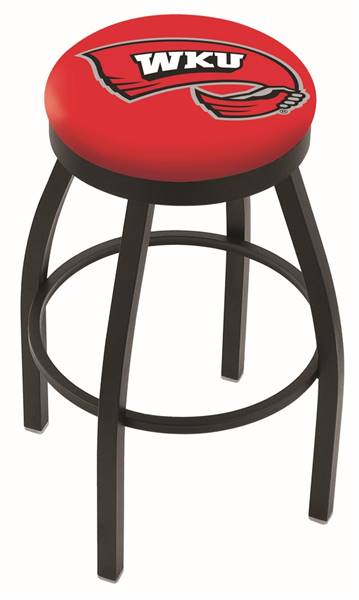  Western Kentucky 25" Swivel Counter Stool with Black Wrinkle Finish  