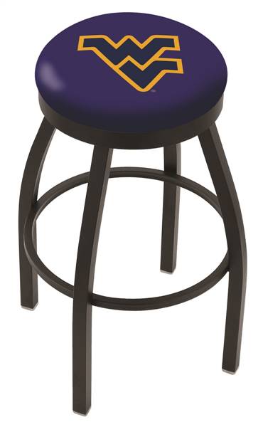  West Virginia 25" Swivel Counter Stool with Black Wrinkle Finish  