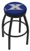  Xavier 25" Swivel Counter Stool with Black Wrinkle Finish  