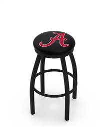  Alabama 30" Swivel Bar Stool with Black Wrinkle Finish  