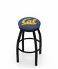  Cal 30" Swivel Bar Stool with Black Wrinkle Finish  