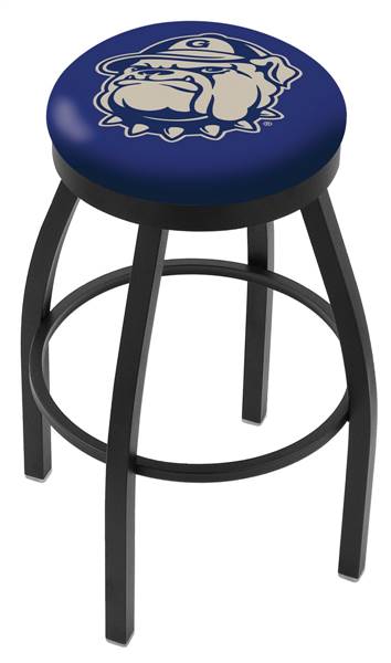  Georgetown 30" Swivel Bar Stool with Black Wrinkle Finish  