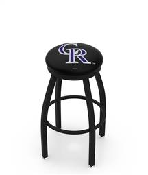  Colorado Rockies 30" Swivel Bar Stool with Black Wrinkle Finish  