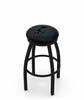  Miami Marlins 30" Swivel Bar Stool with Black Wrinkle Finish  