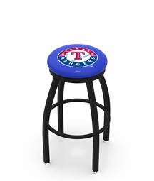  Texas Rangers 30" Swivel Bar Stool with Black Wrinkle Finish  