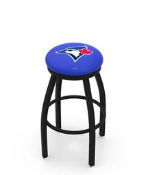  Toronto Blue Jays 30" Swivel Bar Stool with Black Wrinkle Finish  