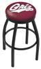  Montana 30" Swivel Bar Stool with Black Wrinkle Finish  