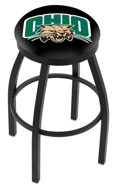  Ohio University 30" Swivel Bar Stool with Black Wrinkle Finish  