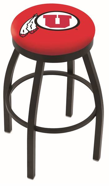  Utah 30" Swivel Bar Stool with Black Wrinkle Finish  