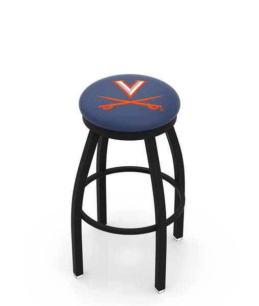  Virginia 30" Swivel Bar Stool with Black Wrinkle Finish  