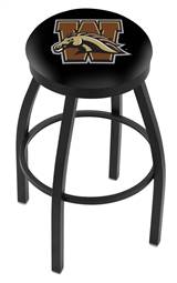  Western Michigan 30" Swivel Bar Stool with Black Wrinkle Finish  