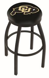  Colorado 36" Swivel Bar Stool with Black Wrinkle Finish  