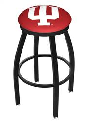  Indiana 36" Swivel Bar Stool with Black Wrinkle Finish  