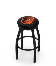  Baltimore Orioles 36" Swivel Bar Stool with Black Wrinkle Finish  