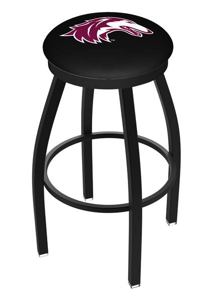  Southern Illinois 36" Swivel Bar Stool with Black Wrinkle Finish  