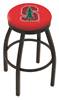  Stanford 36" Swivel Bar Stool with Black Wrinkle Finish  