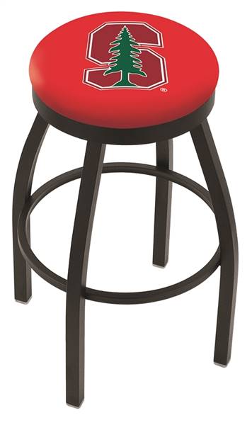  Stanford 36" Swivel Bar Stool with Black Wrinkle Finish  