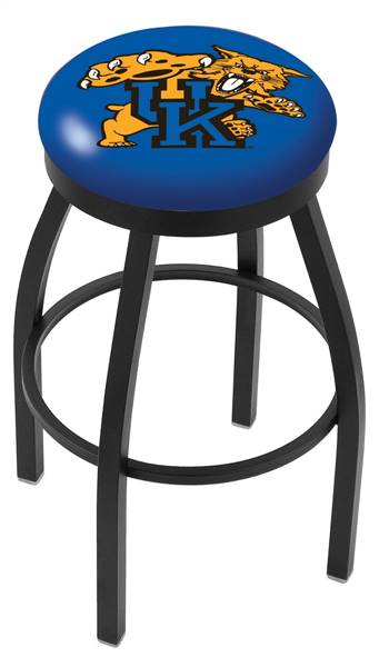  Kentucky "Wildcat" 36" Swivel Bar Stool with Black Wrinkle Finish  