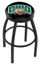  Ohio University 36" Swivel Bar Stool with Black Wrinkle Finish  