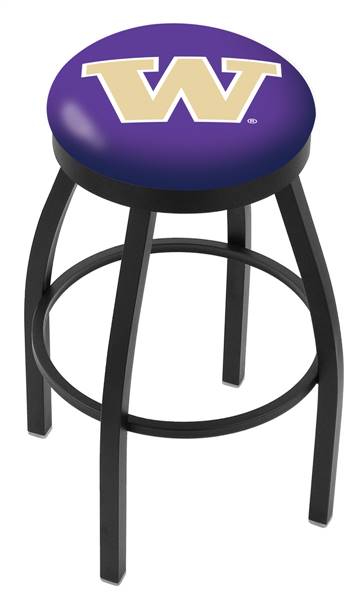  Washington 36" Swivel Bar Stool with Black Wrinkle Finish  