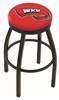  Western Kentucky 36" Swivel Bar Stool with Black Wrinkle Finish  