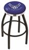  U.S. Air Force 25" Swivel Counter Stool with a Black Wrinkle and Chrome Finish  