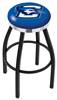  Creighton 25" Swivel Counter Stool with a Black Wrinkle and Chrome Finish  