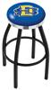  South Dakota State 25" Swivel Counter Stool with a Black Wrinkle and Chrome Finish  