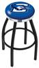  Creighton 30" Swivel Bar Stool with a Black Wrinkle and Chrome Finish  