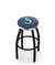  Seattle Mariners 30" Swivel Bar Stool with a Black Wrinkle and Chrome Finish  