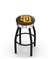  San Diego Padres 25" Swivel Counter Stool with a Black Wrinkle and Chrome Finish  