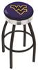  West Virginia 25" Swivel Counter Stool with a Black Wrinkle and Chrome Finish  