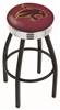  Texas State 30" Swivel Bar Stool with a Black Wrinkle and Chrome Finish  