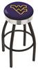  West Virginia 30" Swivel Bar Stool with a Black Wrinkle and Chrome Finish  