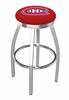 Montreal Canadiens 25" Swivel Counter Stool with Chrome Finish  