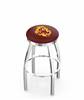  Arizona State (Pitchfork) 25" Swivel Counter Stool with Chrome Finish  