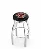  Boston College 25" Swivel Counter Stool with Chrome Finish  