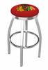  Chicago Blackhawks 25" Swivel Counter Stool with Chrome Finish  