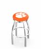  Clemson 25" Swivel Counter Stool with Chrome Finish  