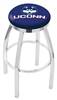  Connecticut 25" Swivel Counter Stool with Chrome Finish  