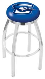  Creighton 25" Swivel Counter Stool with Chrome Finish  