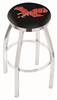  Eastern Washington 25" Swivel Counter Stool with Chrome Finish  