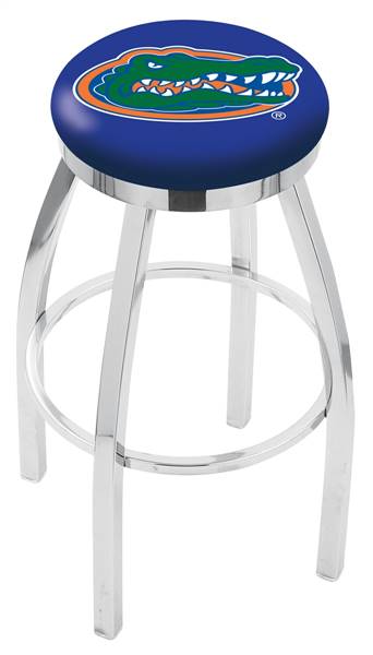  Florida 25" Swivel Counter Stool with Chrome Finish  