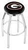  Georgia "G" 25" Swivel Counter Stool with Chrome Finish  