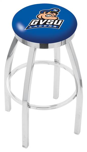  Grand Valley State 25" Swivel Counter Stool with Chrome Finish  