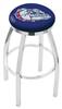  Gonzaga 25" Swivel Counter Stool with Chrome Finish  