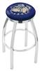  Georgetown 25" Swivel Counter Stool with Chrome Finish  