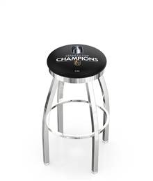 Vegas Golden Knights - 2023 Stanley Cup Champions  25" Swivel Counter Stool with Chrome Finish    