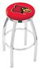  L8C2C Louisville 25" Swivel Counter Stool with Chrome Finish  